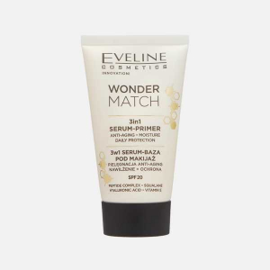 База-сыворотка под макияж 3в1 WONDER MATCH BASE SERUM FOR MAKE-UP Eveline