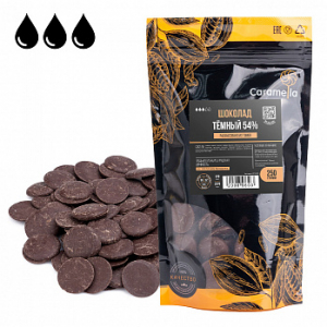 Шоколад темный 54%, Томер, 250 г