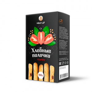 Хлебные палочки “Томатные”, 100г (без сахара)