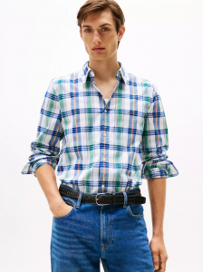 Slim Fit Madras Print All-Day Shirt