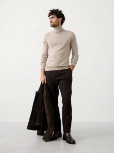 Merino Wool Turtleneck Sweater