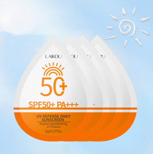 Солнцезащитные крема для лица и тела SPF 50 Laikou , 4 саше по 2 гр.