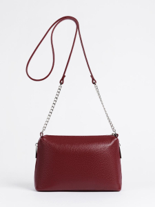 Женская кожаная сумка Richet 3199LNU 839 Бордовый