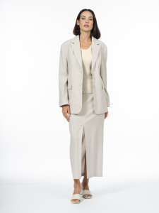 Пиджак изо льна и вискозы