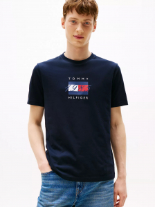 Short-Sleeve 1985 Flag Graphic T-Shirt
