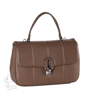 Сумка женская кожаная 1551Y cappuccino Polina&Eiterou/50