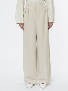 Брюки палаццо из вискозной костюмной ткани