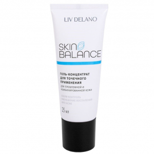Гель-концентрат для кожи лица Skin Balance от прыщей, угрей  салициловая кислота Liv Delano