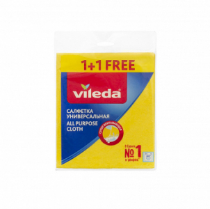 Салфетка универсальная вискозная 1+1 шт