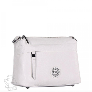 Сумка женская кожаная 0227C white Polina&Eiterou