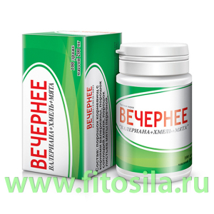 Вечернее Валериана+Хмель+Мята - БАД, № 100 драже х 200 мг БАД