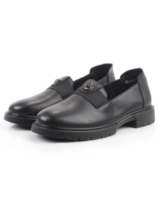 06-DHL164-1 BLACK Туфли женские (натуральная кожа)