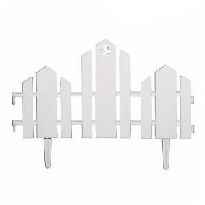 Заборчик «Чудный сад» белый 1 секция