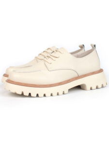 03-HY7-1D BEIGE Полуботинки женские (натуральная кожа)