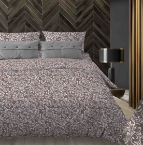 Наволочка Завиток шоколад бязь