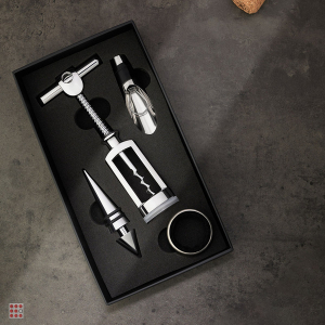 Набор для вина, 4пр., 22х12х4,3см, нерж.сталь