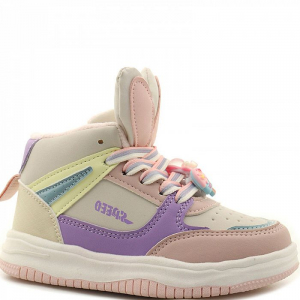 B30787-8 роз Ботинки деми для девочек (27-32)/8