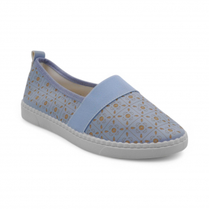 Женские мокасины D363-2A голубые