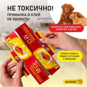 NADZOR Клеевая ловуш.от тарак ДОМИК