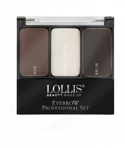 Тени для бровей LOLLIS Eyebrow Professional Set тон 03 Dark 5г Меркер Косметика