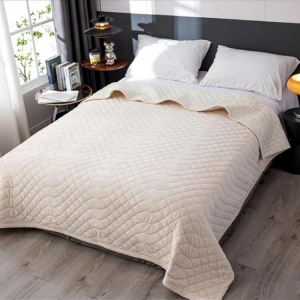 Велюровое стеганое покрывало Премиум 