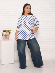 Лавея - блуза синий