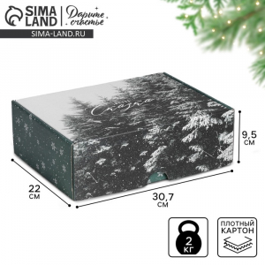 Коробка подарочная новогодняя складная «Зимняя сказка», 30.7?22?9.5 см, Новый год