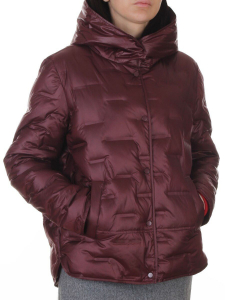 H916 BURGUNDY Куртка пуховая женская