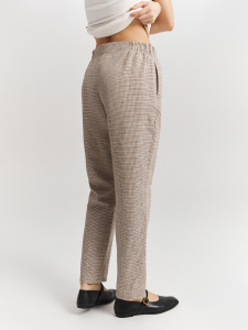 Брюки прямые изо льна