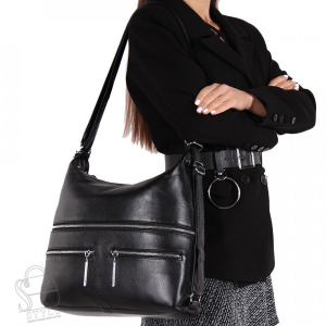 Сумка женская кожаная 5565G black S-Style в Новосибирске