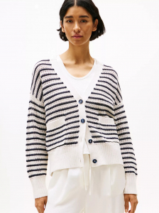 Stripe Crochet Cardigan