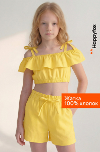 Летний костюм с шортами для девочки Happyfox