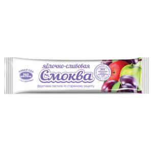 Смоква яблочно-сливовая, шоу-бокс 900г  (4шт/кор)