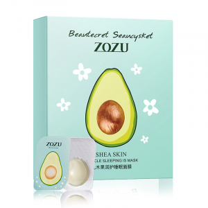 Ночная питательная маска с эксрактом авокадо ZOZU Shea Skin Miracle Sleeping Is Mask, 5 гр