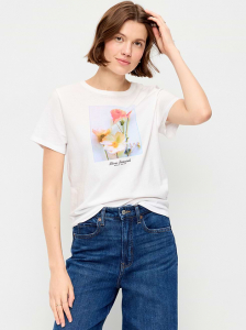 EveryWear Crew-Neck Graphic T-Shirt