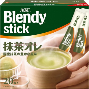 AGF Blendy Stick Чай зелёный с молоком и сахаром, 21х10 гр (4901111847521)