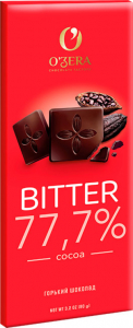 «O'Zera», шоколад горький Bitter, 90г