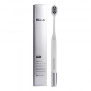 Ультратонкая зубная щетка с серебрением HAOIU