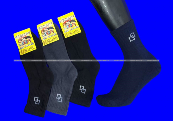 5 ПАР - ЮстаТекс носки подростковые 3с13 махровый след для мальчиков