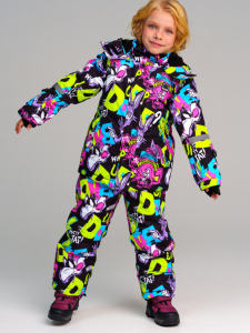 Комплект зимний для девочки: куртка, комбинезон