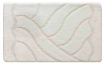 Набор ковриков 2-х пр. для ванны туалета (60*50/60*100) BAYBORA 01 WHITE