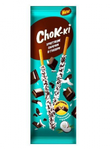 Соломка в глазури «ChoK-ki» с кокосовой стружкой, 40 гр.