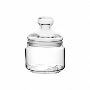 Банка для продуктов КЛУБ 0.5л с крышкой