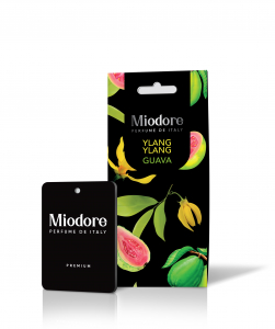 Ароматизатор воздуха MIODORE подвесной картонный - YLANG YLANG-GUAVA (ИЛАНГ-ИЛАНГ И ГУАВА)