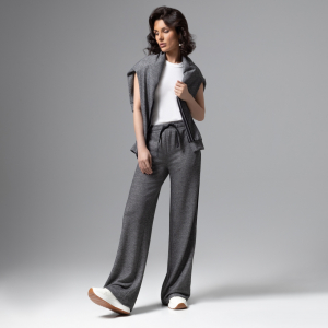 Брюки с лампасами, Смелый выход (серый)