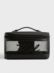 Женская косметичка KARL LAGERFELD k/signature mesh vanity case