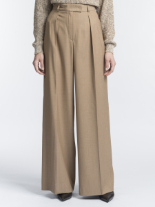 Брюки палаццо в классическом черном