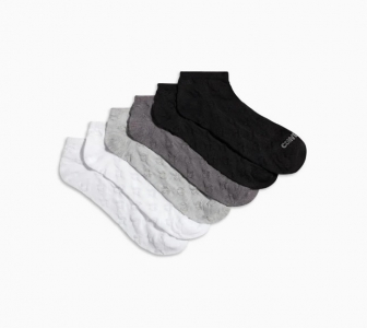 6-Pack Pointelle No-Show Socks