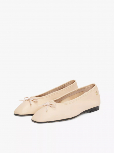 Monogram Leather Ballet Flat