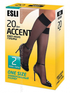Гольфы женские Accent new 20 Conte [2 пары] Дроп